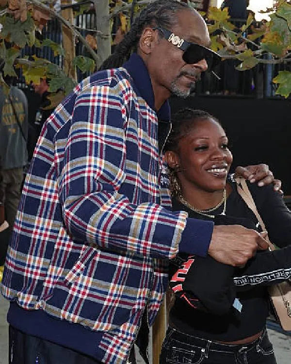 12th Annual TDE Christmas Concert Snoop Dogg Plaid Jacket