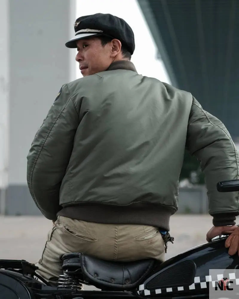 1950s USAF Type MA-1 Flight Jacket Clanton Jacket