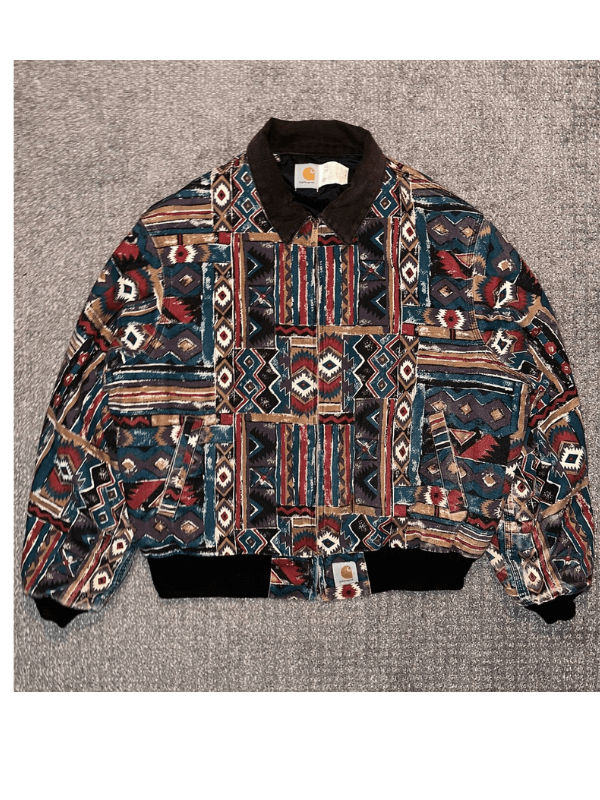 1994 Carhartt Quilt Lined Aztec Jacket