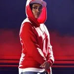 2024 BET Awards Taraji P. Henson Red Hoodie