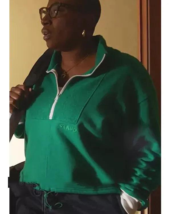 9-1-1: Season 5 Henrietta Wilson Green Half-Zip Sweatshirt