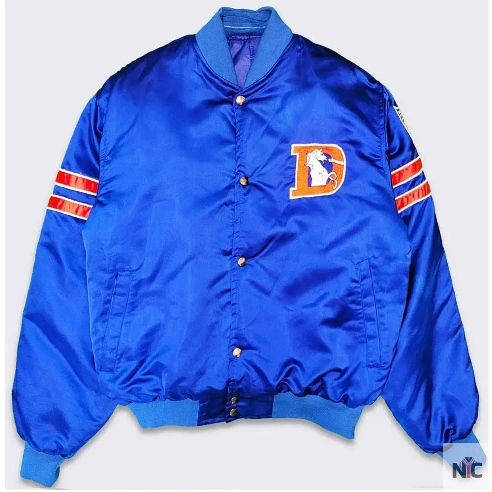 80’s Denver Broncos Royal Jacket Clanton Jacket