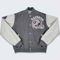80’s La Raiders Gray And Cream Wool Varsity Jacket NYC Jackets