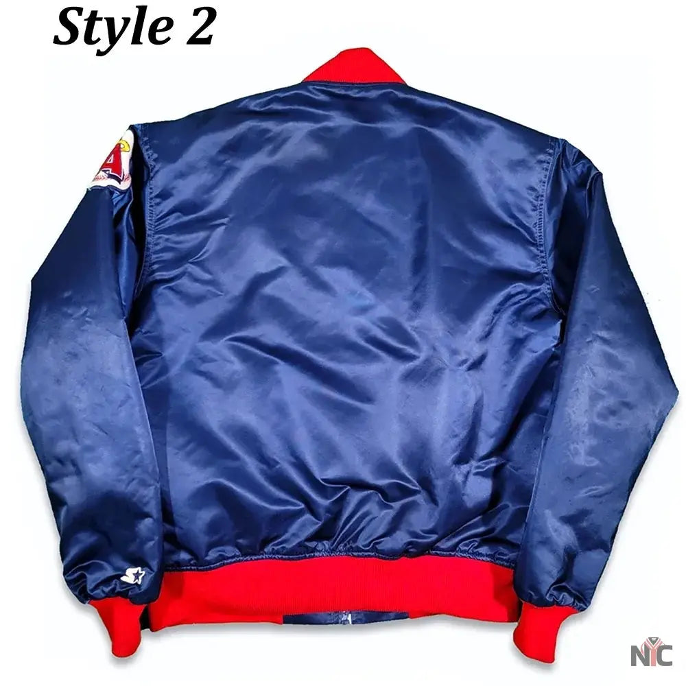 80s California Anaheim Angels Bomber Jacket Clanton Jacket