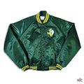 80s Oregon Ducks Green Bomber Satin Jacket Clanton Jacket