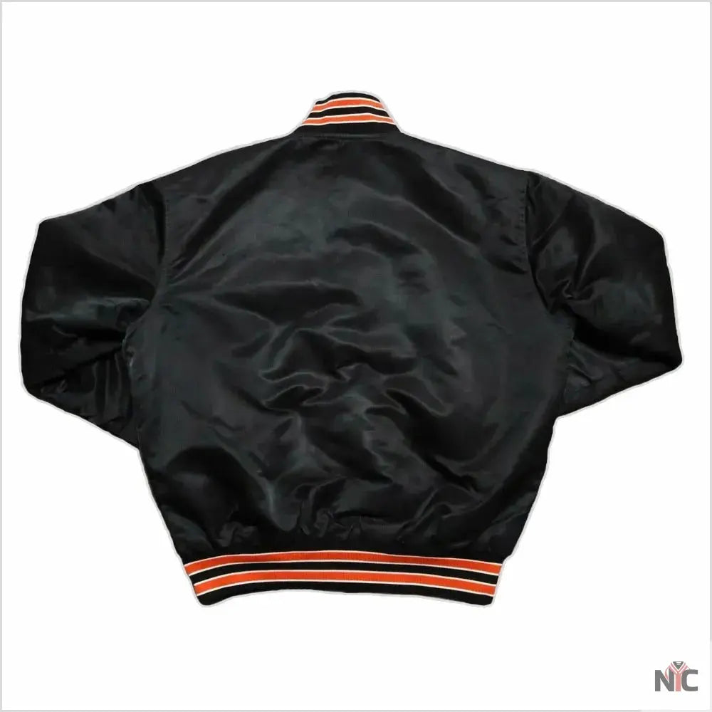 80s San Francisco Giants Bomber Satin Jacket Clanton Jacket