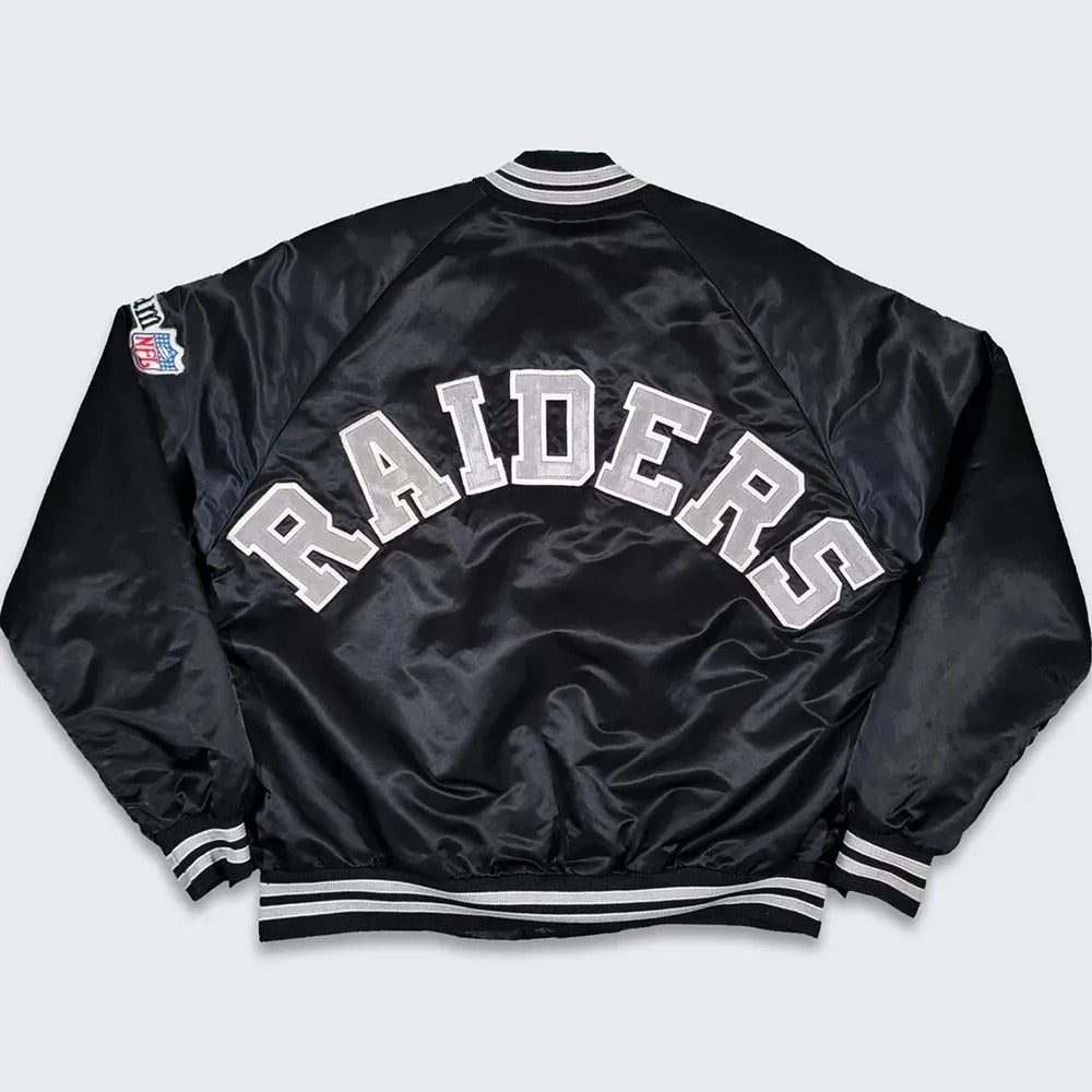 80s Los Angeles Raiders Bomber Varsity Jacket NYC Jackets