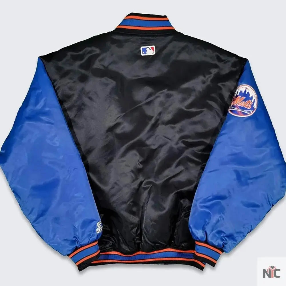 90’s New York Mets Black and Blue Jacket Clanton Jacket