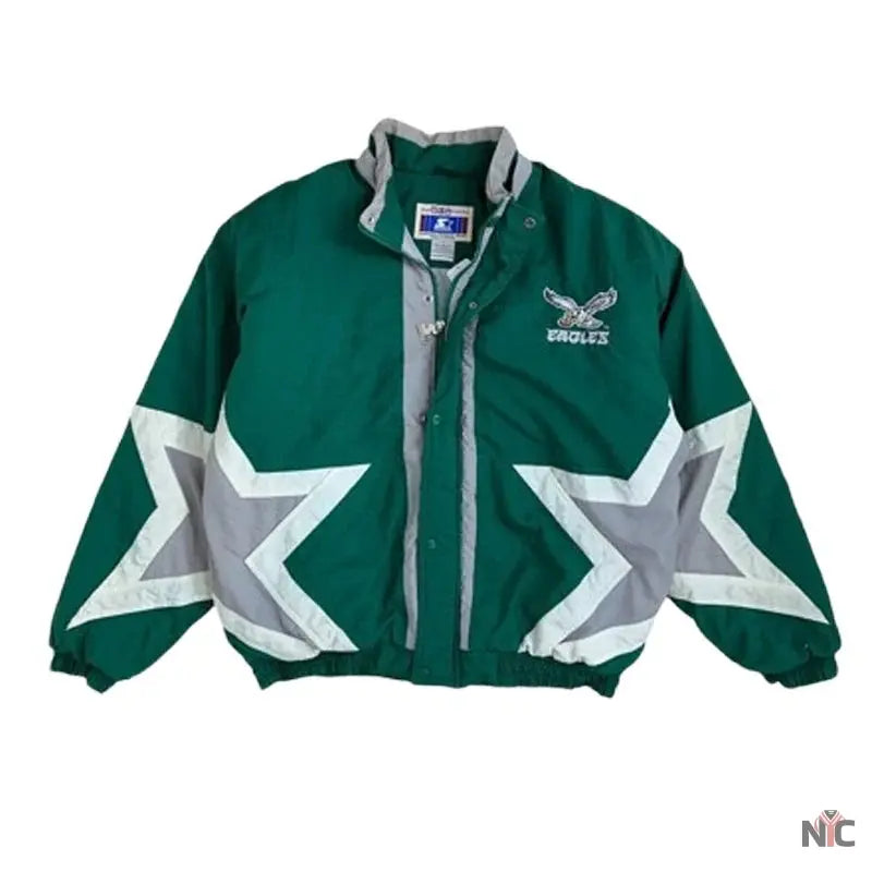 90’s Philadelphia Eagles Starter “Star” Puffer Jacket Clanton Jacket