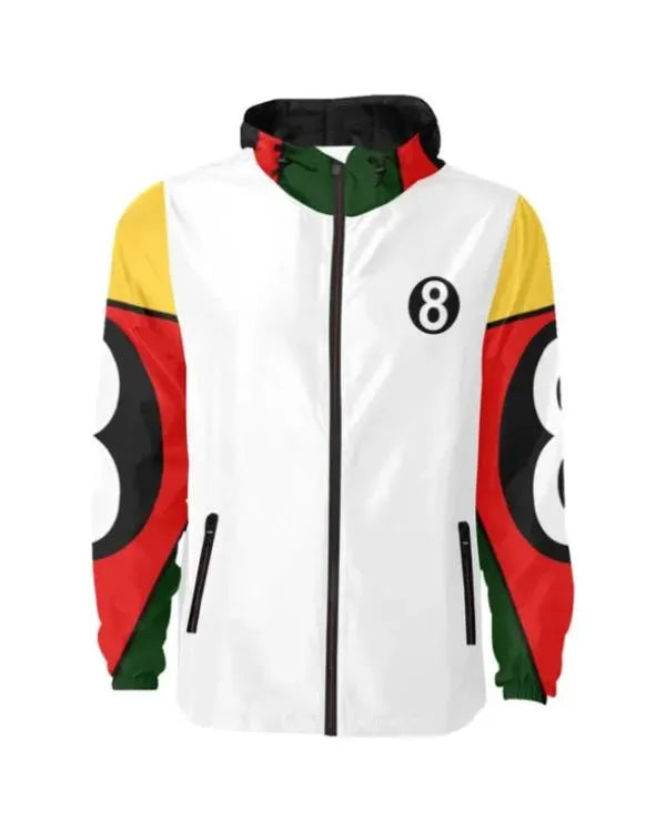 90’s 8 Ball Hooded Bomber Jacket