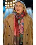 A Merry Little Ex-Mas 2025 Alicia Silverstone Beige Faux Fur Coat