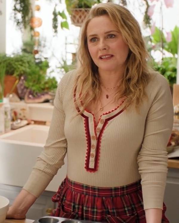 A Merry Little Ex-Mas Alicia Silverstone Cashmere Henley