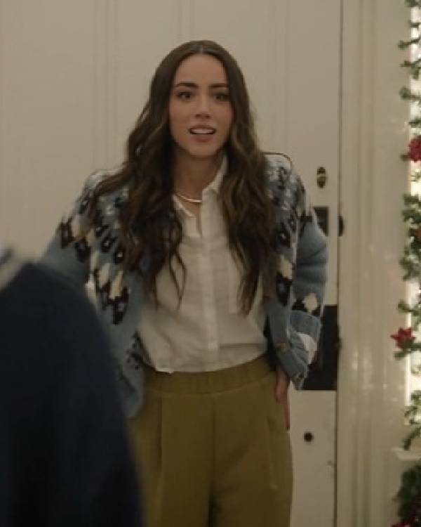 A Very Jonas Christmas Chloe Bennet Cardigan