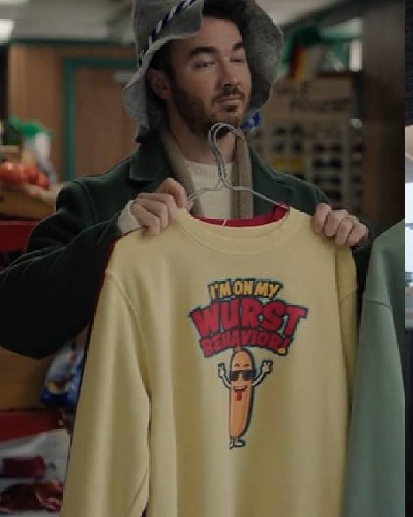 A Very Jonas Christmas Kevin Jonas “I’m On My Wurst Behavior” Sweatshirt