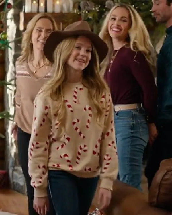 A Wild West Christmas Liv Nelson Printed Sweatshirt