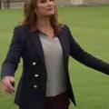 A Castle for Christmas Sophie Brown Blue Blazer