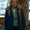 A Christmas Less Traveled Candace Cameron Bure Blue Coat