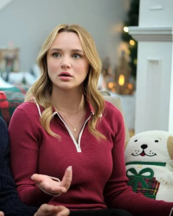 A Make or Break Holiday Hunter King Red Half Zip Top