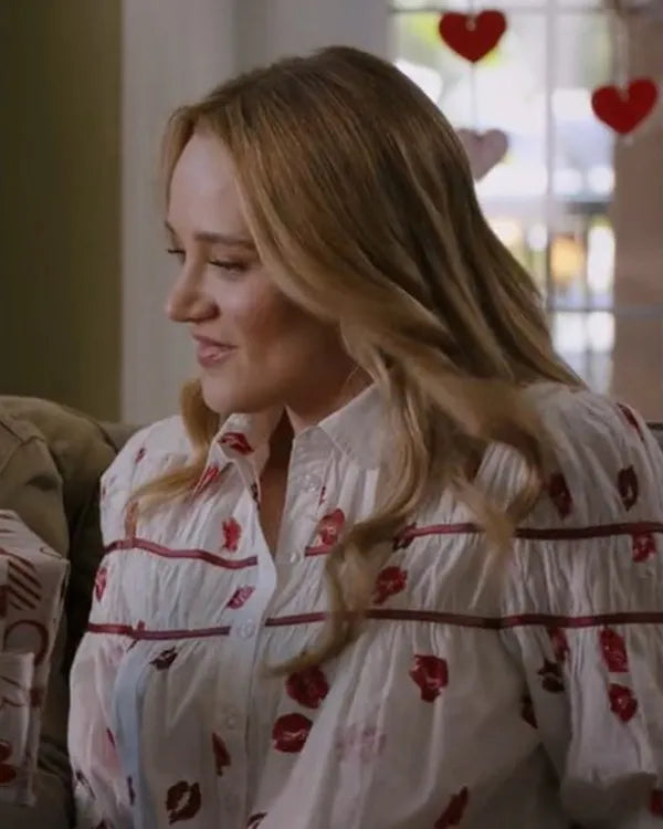 A Make or Break Holiday Hunter King White Blouse