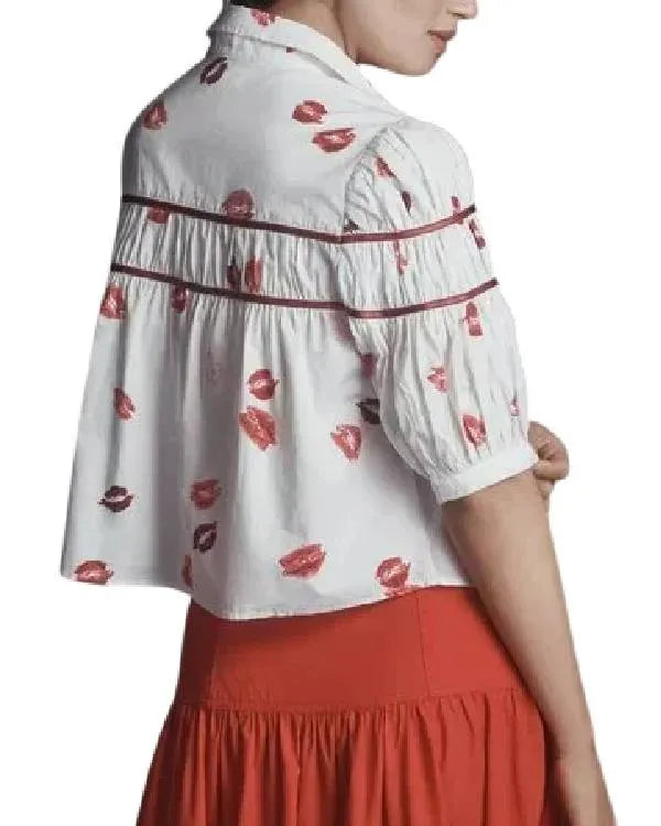 A Make or Break Holiday Hunter King White Blouse