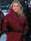 A Merry Little Ex-Mas Alicia Silverstone Hooded Puffer Coat