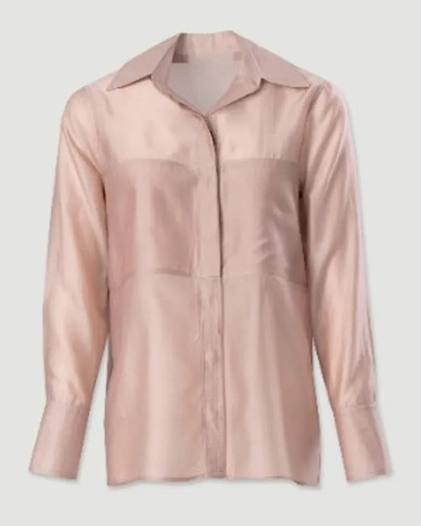 A Nossa Tarde Tânia Ribas de Oliveira Pink Blouse