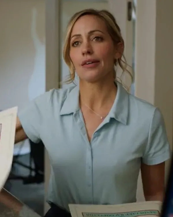 A Pickleball Christmas Zibby Allen Blue Top