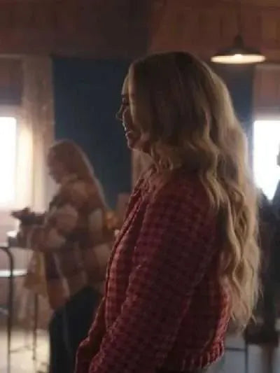 A Royal Montana Christmas Fiona Gubelmann Houndstooth Jacket