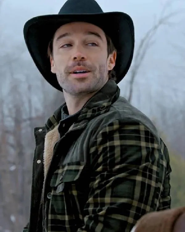 A Wild West Christmas Joey Scarpellino Black Flannel Jacket