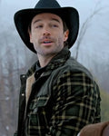 A Wild West Christmas Joey Scarpellino Black Flannel Jacket