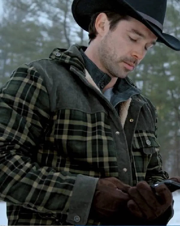 A Wild West Christmas Joey Scarpellino Black Flannel Jacket