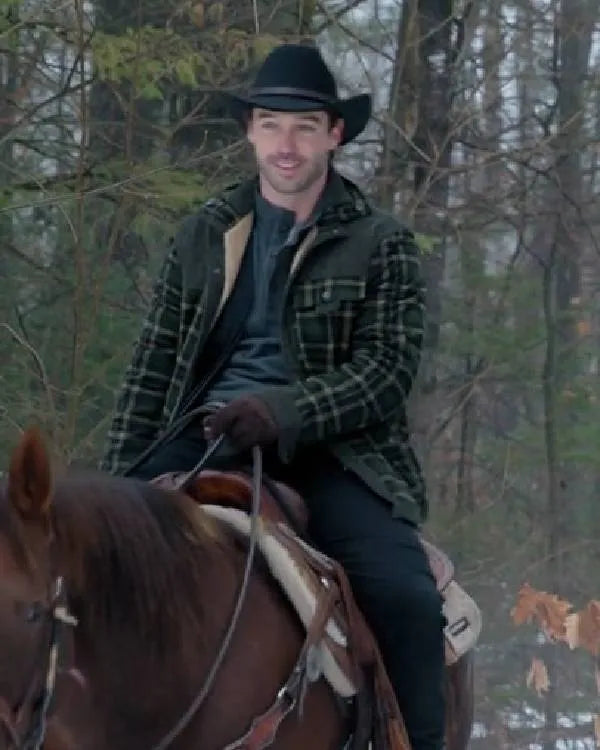 A Wild West Christmas Joey Scarpellino Black Flannel Jacket