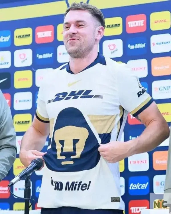 Aaron Ramsey Pumas UNAM 2025 Shirt Clanton Jacket