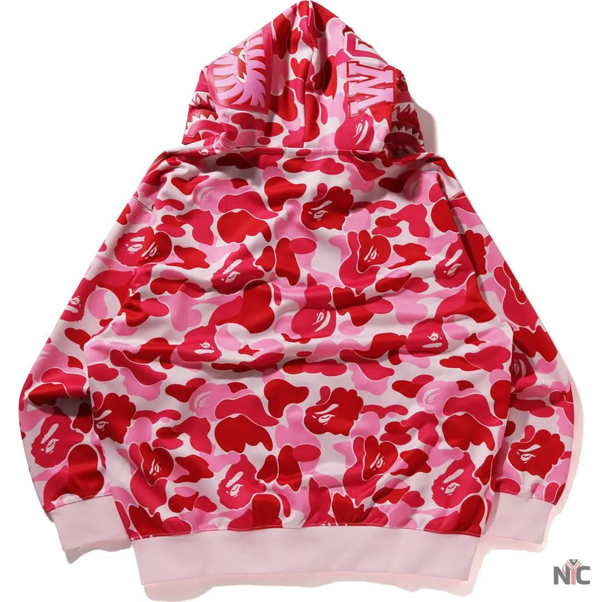 Abc Camo Polyester Relaxed Fit Shark Full Zip Hoodie M Clanton Jacket