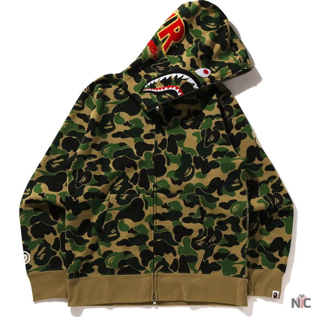 Abc Camo Shark Full Zip Hoodie Mens Clanton Jacket
