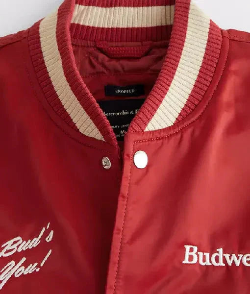 Abercrombie Budweiser Varsity Jacket USA Jackets