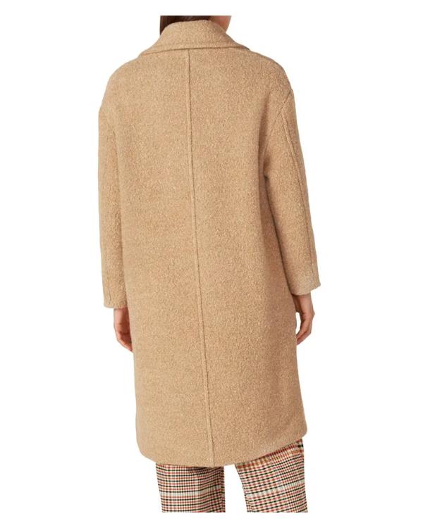 Access Hollywood 2025 Emily Orozco Bouclé Beige Coat