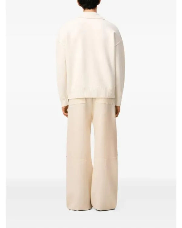 Access Daily 2025 EJ White Heart Polo Sweater