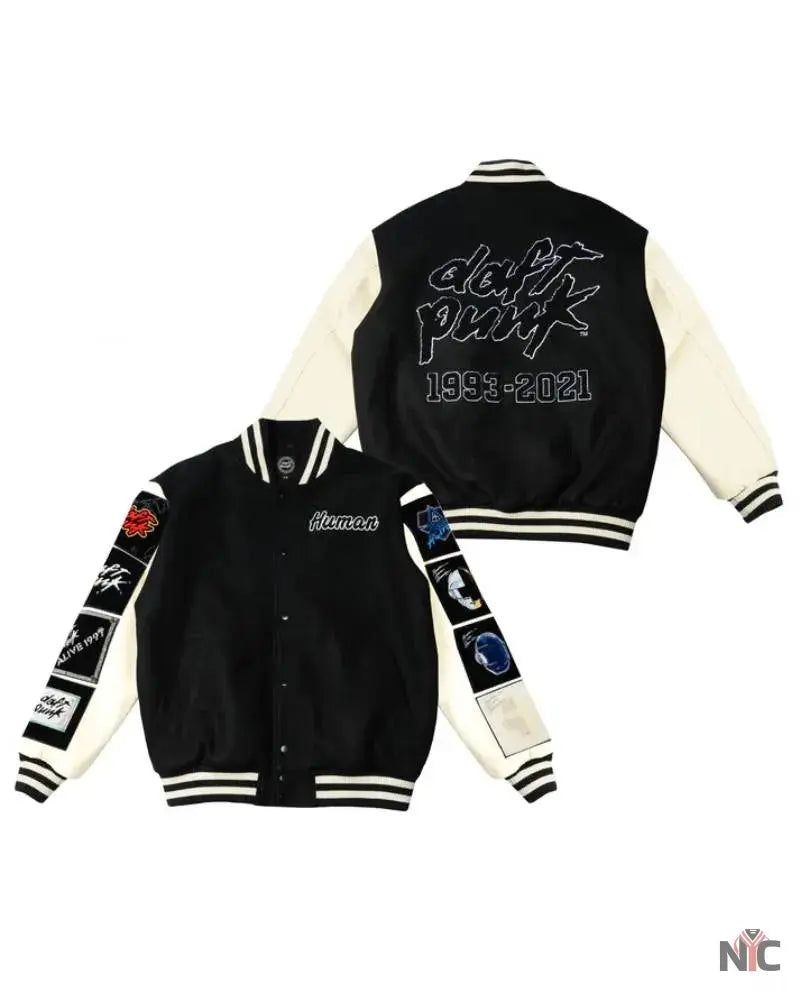 Daft Punk Letterman Unisex Jacket Clanton Jacket
