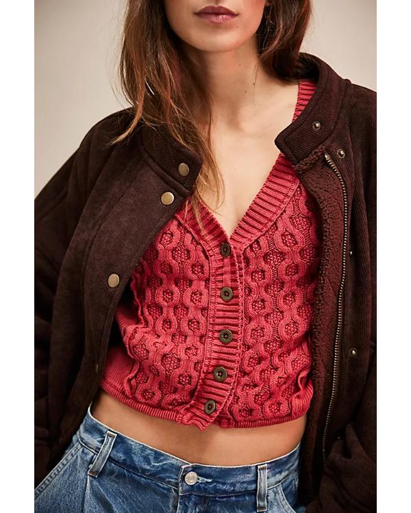 A Merry Little Ex-Mas 2025 Alicia Silverstone Red Cardigan