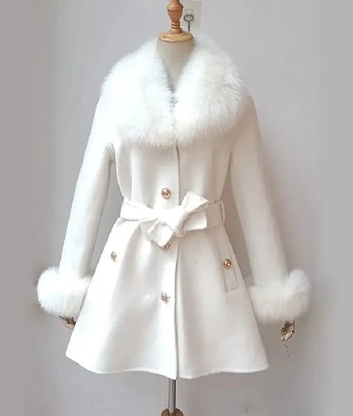 90 Day Fiance Happily Ever After S09 Darcey Silva Chanel Fur Collar Coat USA Jackets
