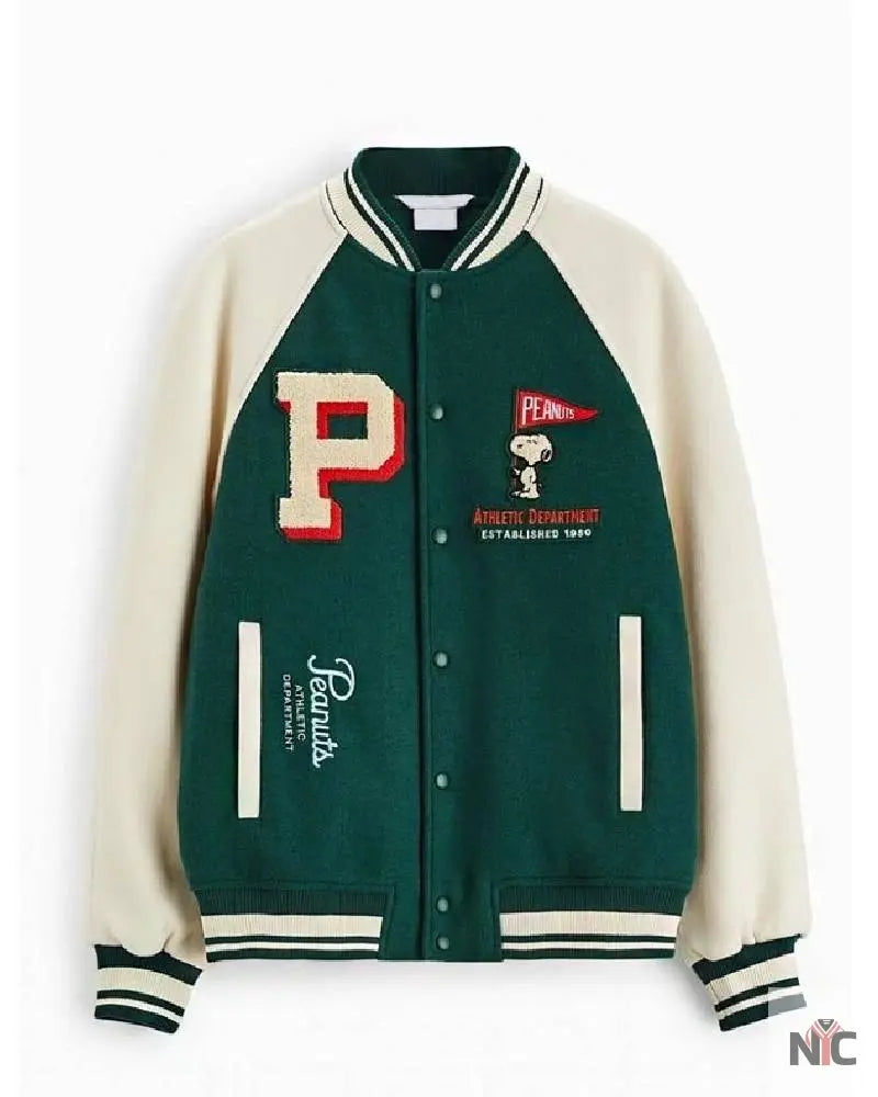 Peanuts Snoopy Bomber Jacket Clanton Jacket