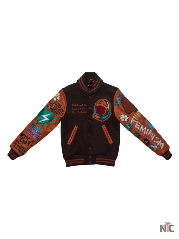 Pharrell Williams Billionaire Boys Club Letterman Jacket Clanton Jacket