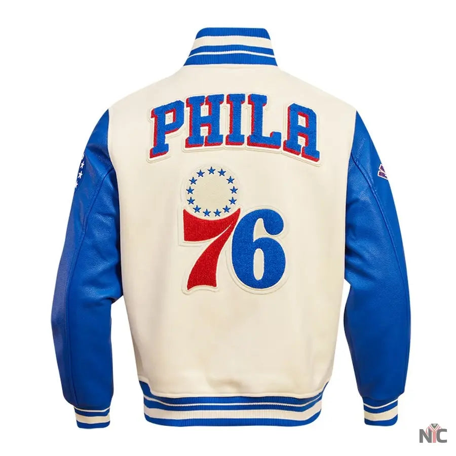 Philadelphia 76ers Retro Classic Varsity Jacket Clanton Jacket
