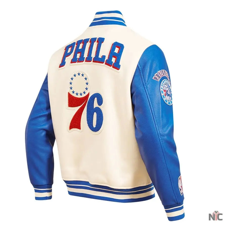 Philadelphia 76ers Retro Classic Varsity Jacket Clanton Jacket