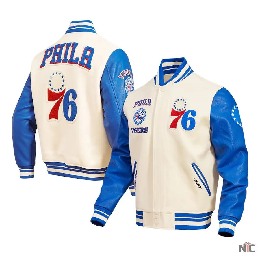 Philadelphia 76ers Retro Classic Varsity Jacket Clanton Jacket
