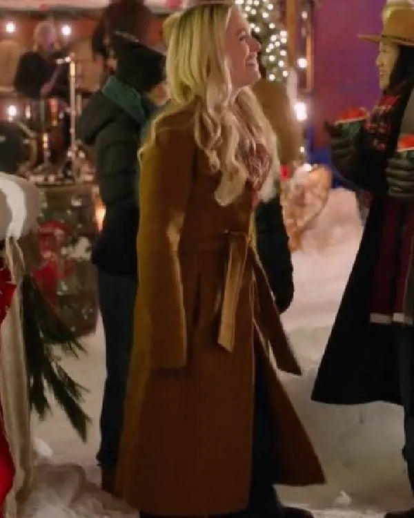 A Wild West Christmas Natalie Hall Brown Coat